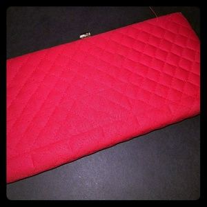 Vintage red clutch